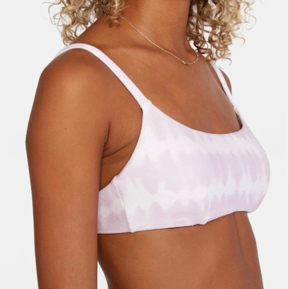 NWT RVCA Live And Let Dye Bralette - Bikini Top for Women Color: PHZ S/8